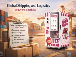 Navegación y logística global para máquinas expendedoras en venta: una lista de verificación del comprador